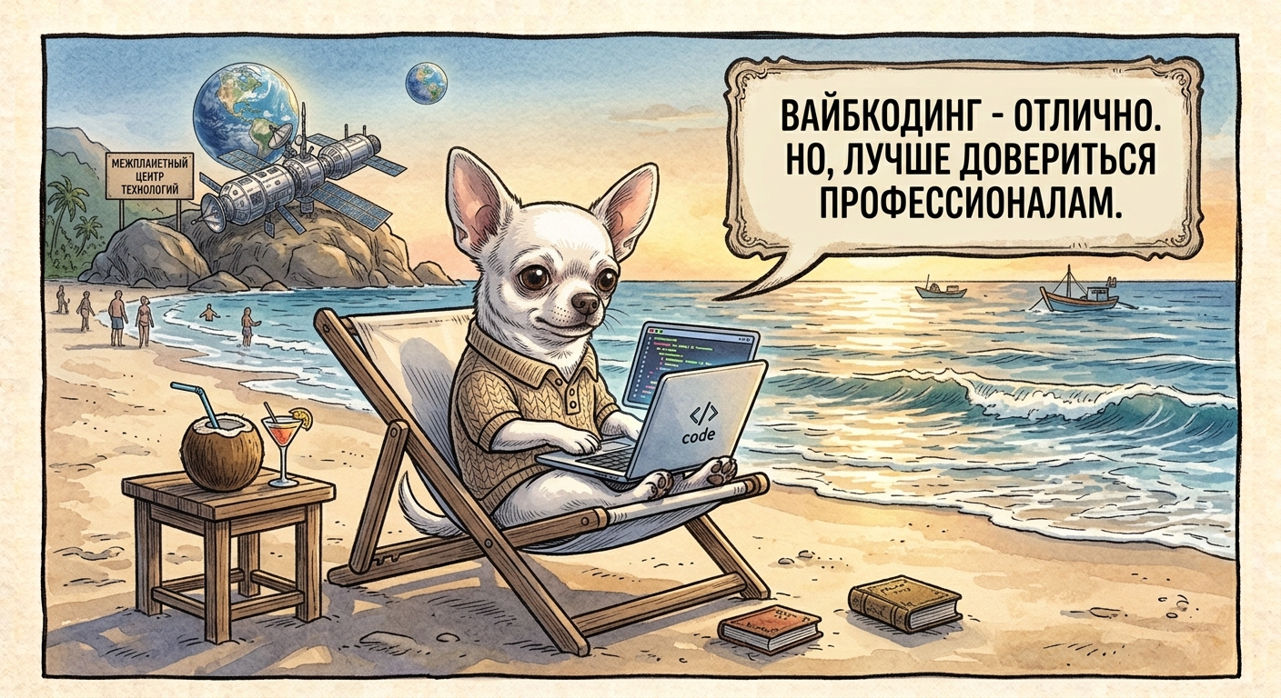 Что такое вайбкодинг. Может ли он помочь в создании серьезных проектов и нужен ли опыт в программировании чтобы не сделать ошибки.
