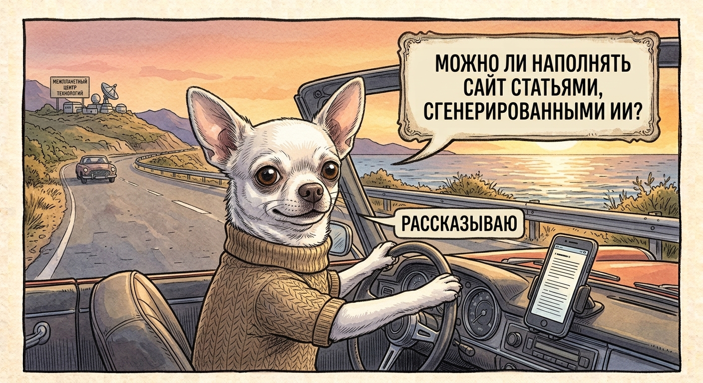 Можно ли наполнять сайт статьями сгенерированными неиросетями? Опасно ли это?